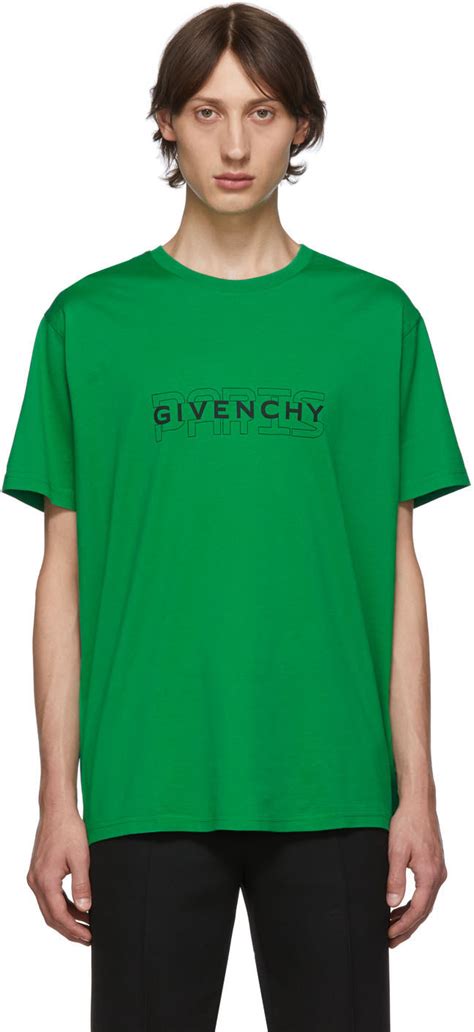 givenchy t shirt green|givenchy t shirts men.